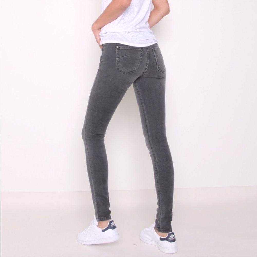 James Jean Wonder Jeans Faded Gray Stretch Skinny